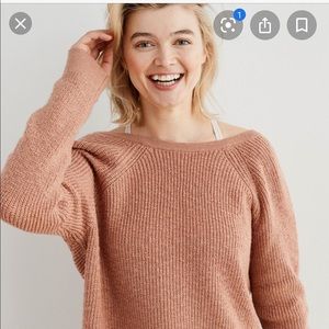 Aerie Twist Back Sweater